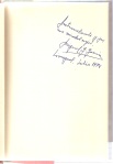 Inscription in Kate Sharpley Library copy of Franco's Prisoner